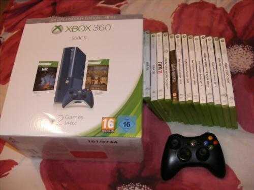 Xbox 360 500GB Limited Edition Blue Console