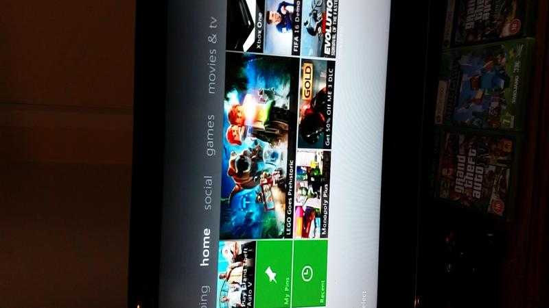 Xbox 360 and 3 games