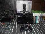 Xbox 360 Console with leads, Kinect and games