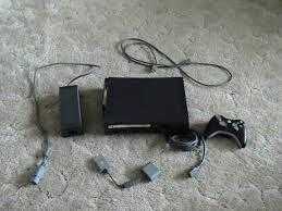 Xbox 360 Elite with controllers and games