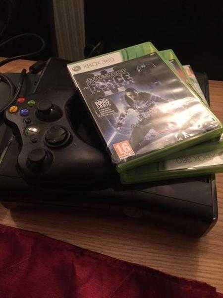 XBOX 360 inc 3 games