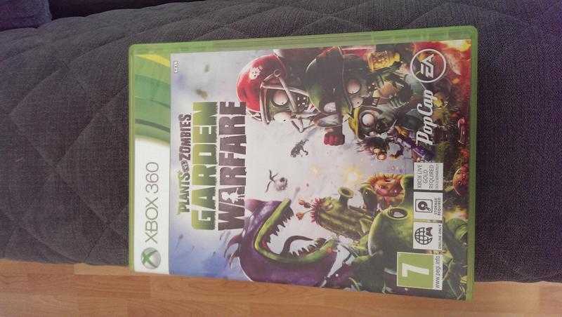 Xbox 360 Plants Vs Zombies Garden Warfare