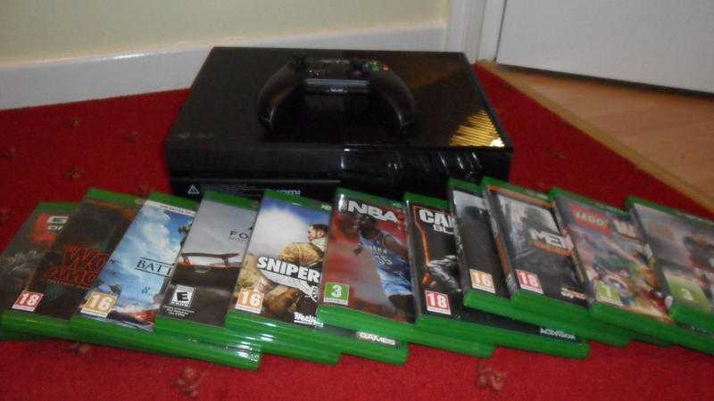XBOX ONE CONSOLE  CONTROLLER  11 GAMES