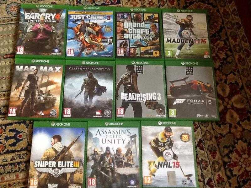 Xbox one games job lot 11 titles