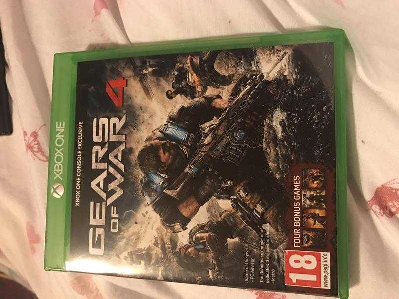 Xbox one Gears of war 4 game