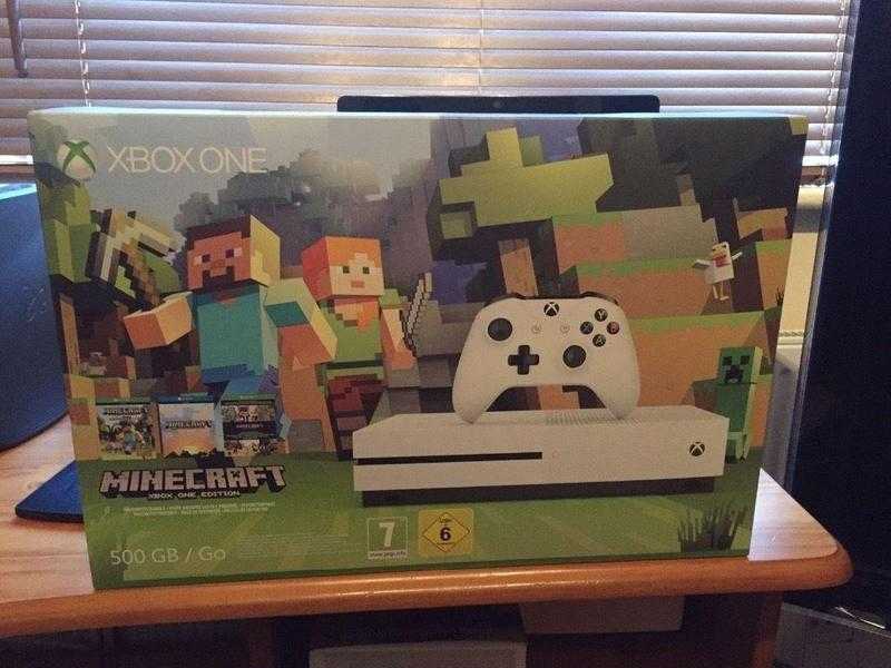 Xbox One S 500gb - Minecraft Favourites - Brand New