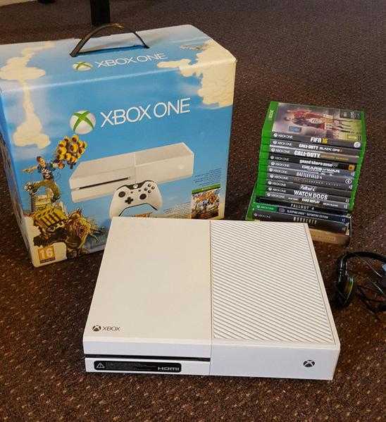 Xbox One White Limited Edition amp 14 Games