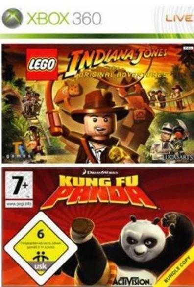 Xbox360 Indiana JonesKung Fu Panda LEGO videgames (plus more)