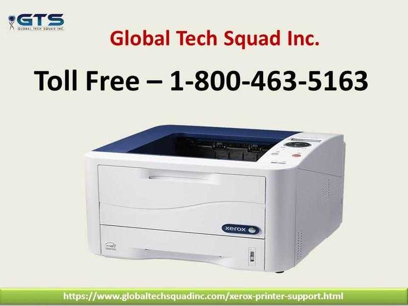 Xerox Printer Support Dial 1-800-463-5163