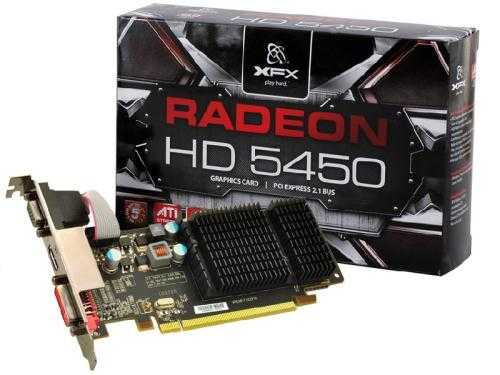 XFX Radeon HD 5450 1GB Graphics Card for Desktop PC