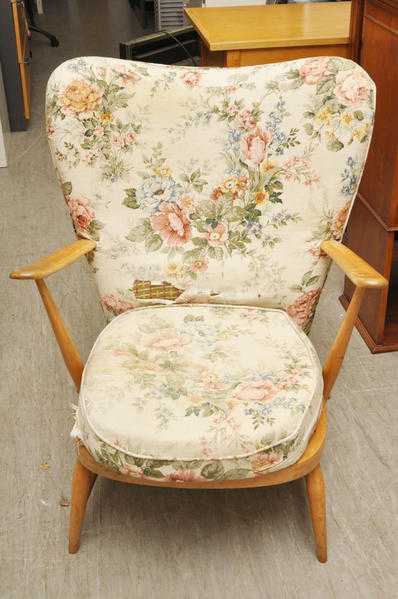 XMAS SALE FURTHER REDUCTION  Ercol Chair - Upholstery Project - Local Delivery 19