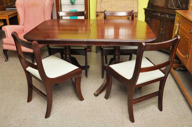 XMAS SALE NOW ON Extendable Dining Table amp 4 Reupholstered Chairs - Local Delivery 19