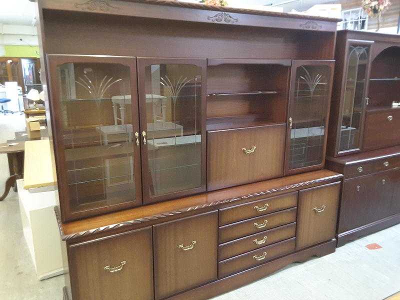 XMAS SALE NOW ON Large Display Unit With Drinks Bureau, Cupboards, Drawers amp Shelves