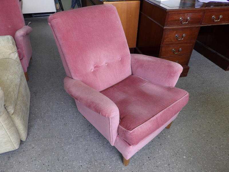 XMAS SALE NOW ON Pink Parker Knoll Armchair - Upholstery Project