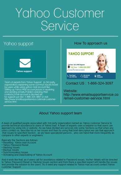 Yahoo technical Support