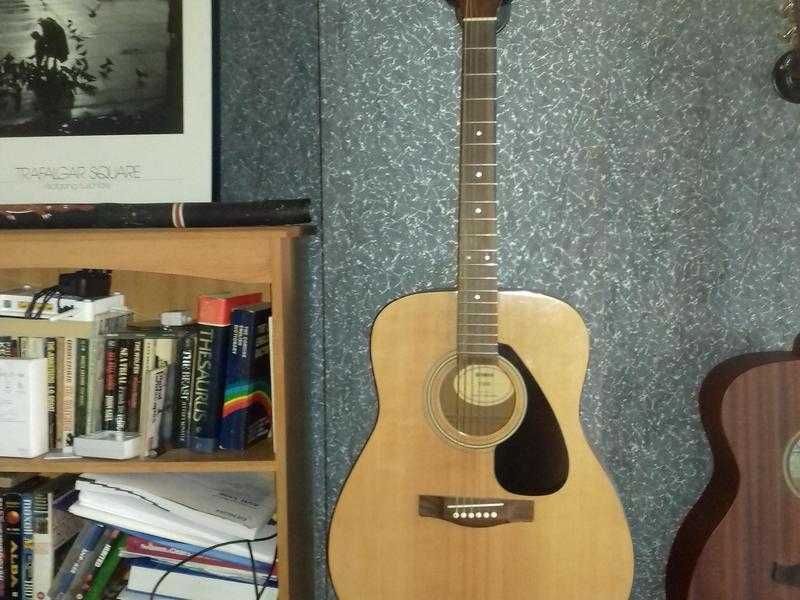 Yamaha F310 acoustic guitar.