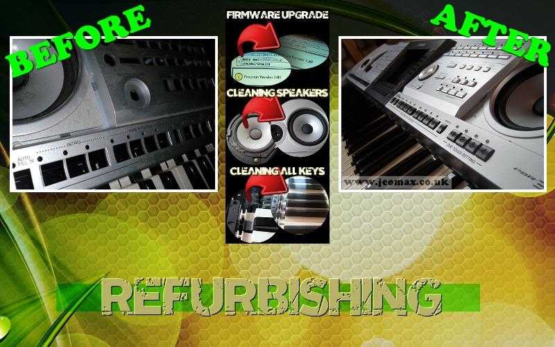Yamaha keyboards refurbishment andor repairs (PSR 1 S700 S900 Tyros etc)