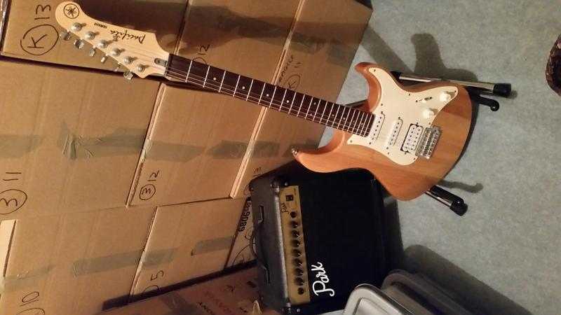 Yamaha Pacifica Electric Guitar plus Park Amplifier