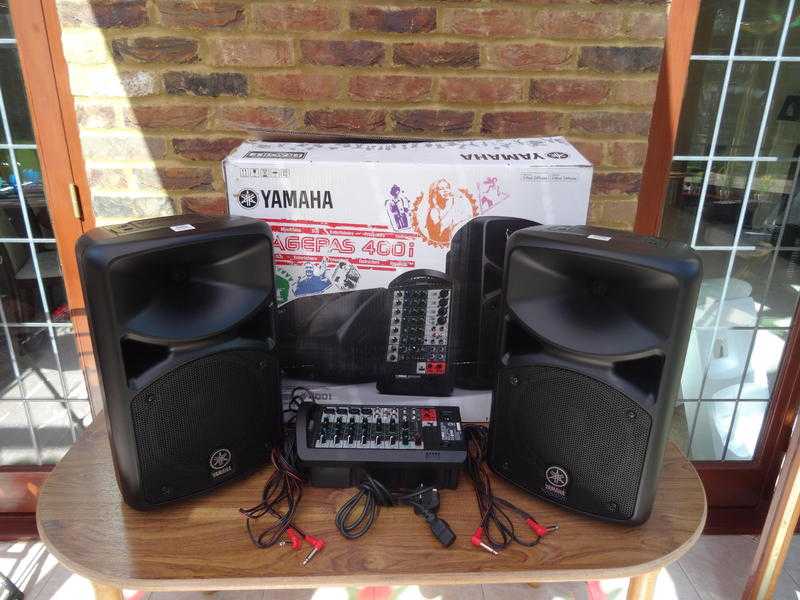 Yamaha Stagepas 400i,  only used a few times, Ultimate All -in-One Portable System