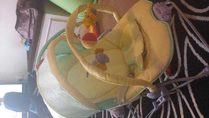 yellow graco play seat