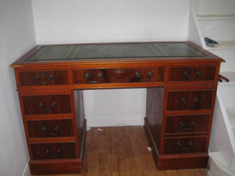 Yew Knee Hole Desk