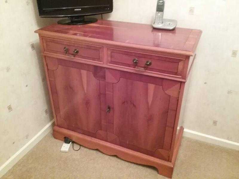 Yew Two drawer Sideboard