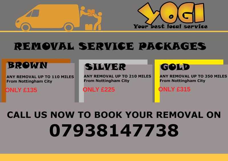 YOGI TRANSPORT NOTTINGHAM - MAN WITH VAN - COURIER SERVICE - REMOVALS - WE WILL BEAT ANY QUOTE