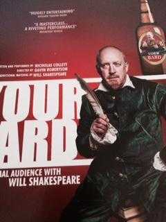 YOUR BARD AN INFORMAL AUDIENCE WITH WILLIAM SHAKESPEAR IN THE PUB