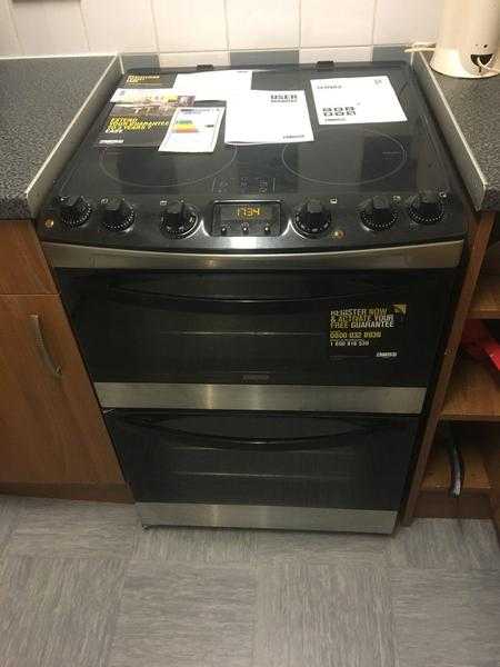 Zanussi 60cm Electric cooker double oven