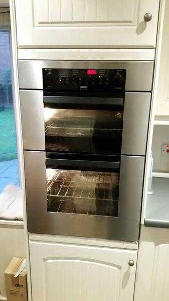 zanussi Multifunction Digital built in double oven.sold with money back guarantee