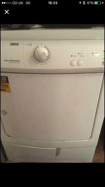 Zanussi tumble dryer with condenser