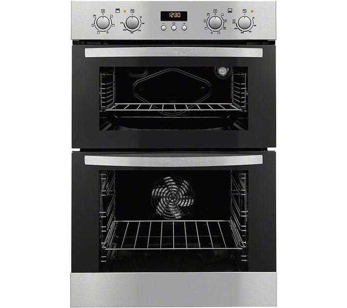 Zanussi ZOD35712XK Built In Electric Double Oven 59cm Stainless HW170282