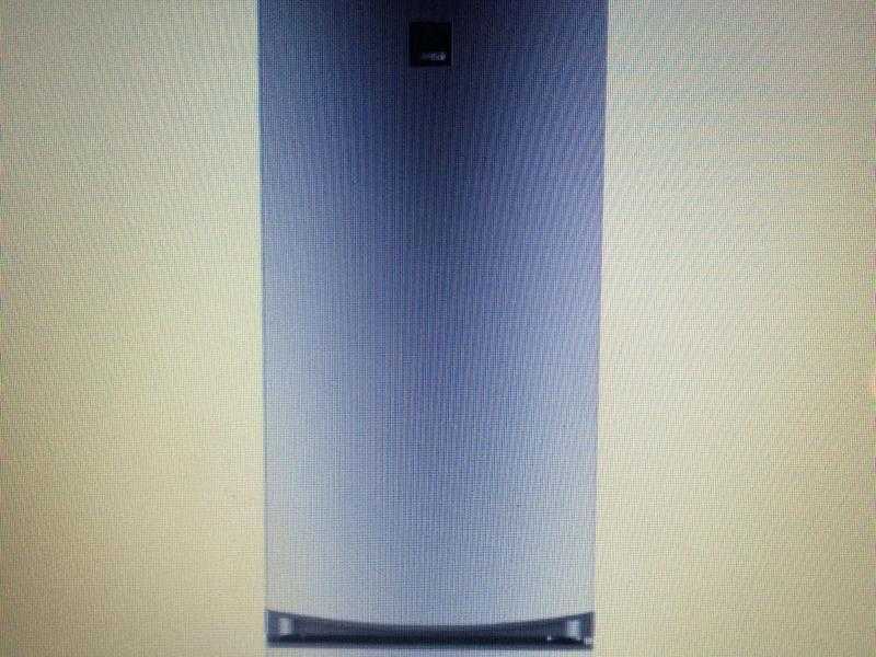 Zanussu stainless steel fridge freezer