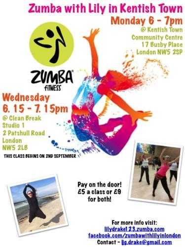 Zumba fitness in Kentish Town Camden