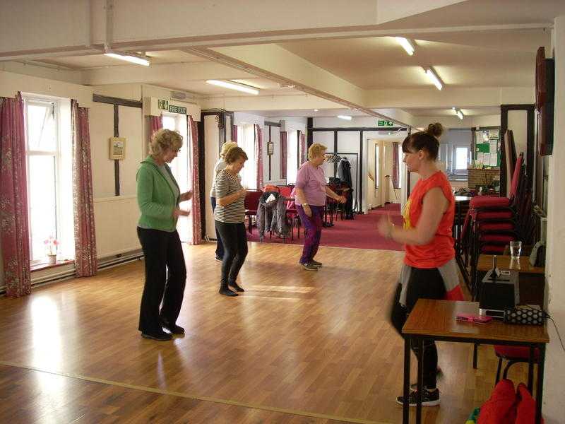 Zumba Gold group at Alice Croft House, Cornfield Lane, Eastbourne.