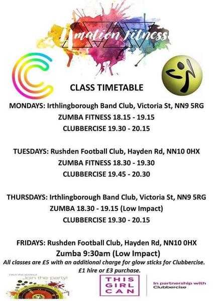 Zumba, Zumba (Low Impact) amp Clubbercise Classes