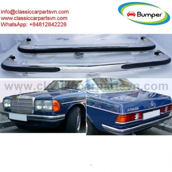 Mercedes Benz W123 coupe bumpers (1976–1985)