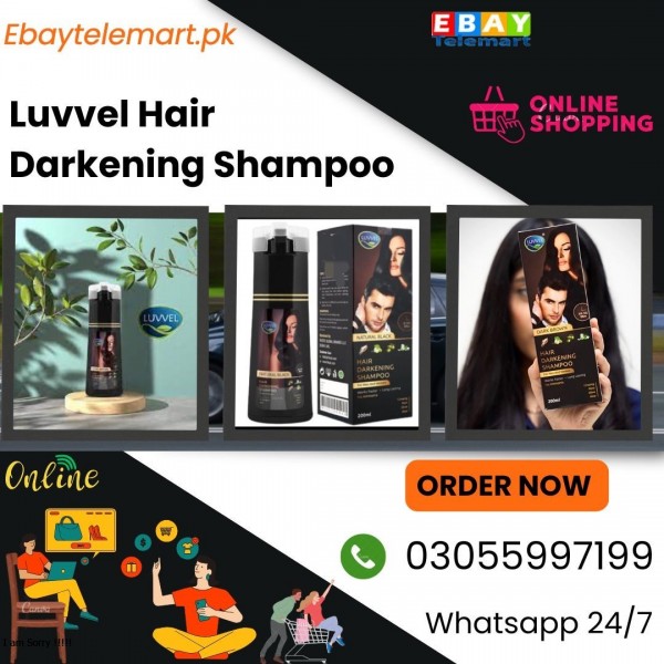 Luvvel Hair Darkening Shampoo Price in Pakistan | 03055997199