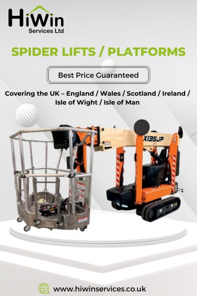 Affordable Spider Lifts Hire Kent, Horsham, Sussex, Brighton | Hiwin Services Ltd