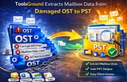 ToolsGround Extracts Mailbox Data from Damaged OST to PST
