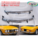 Alfa Romeo 1750 GTV Coupe S2 1970 bumpers with overriders